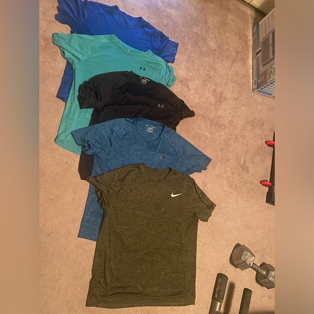 Nike and under armour bundle XL and one XXL